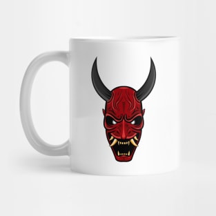 japanese devil mask Mug